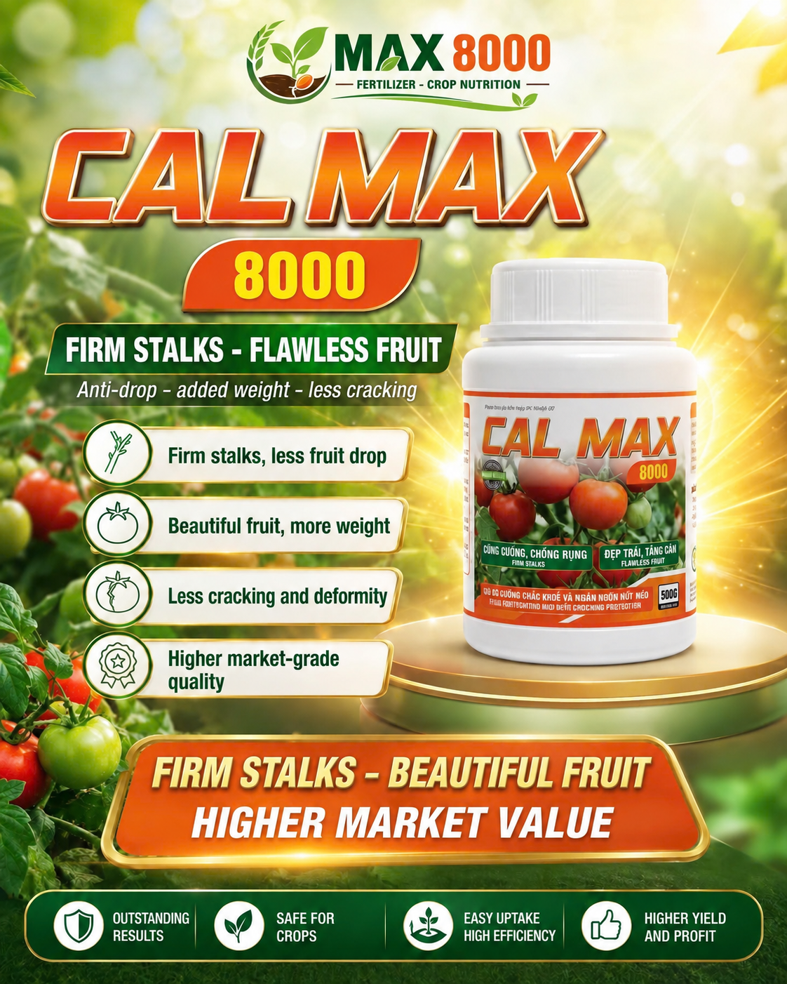 CAL MAX 8000 - Fruit Set & Drop Defense