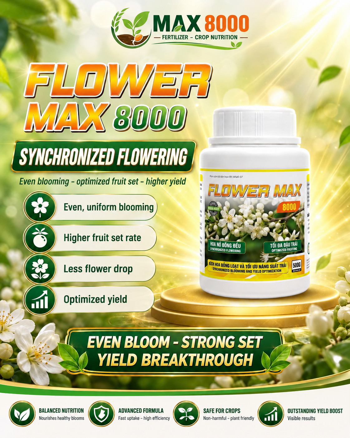 CAL MAX 8000 - Fruit Set & Drop Defense