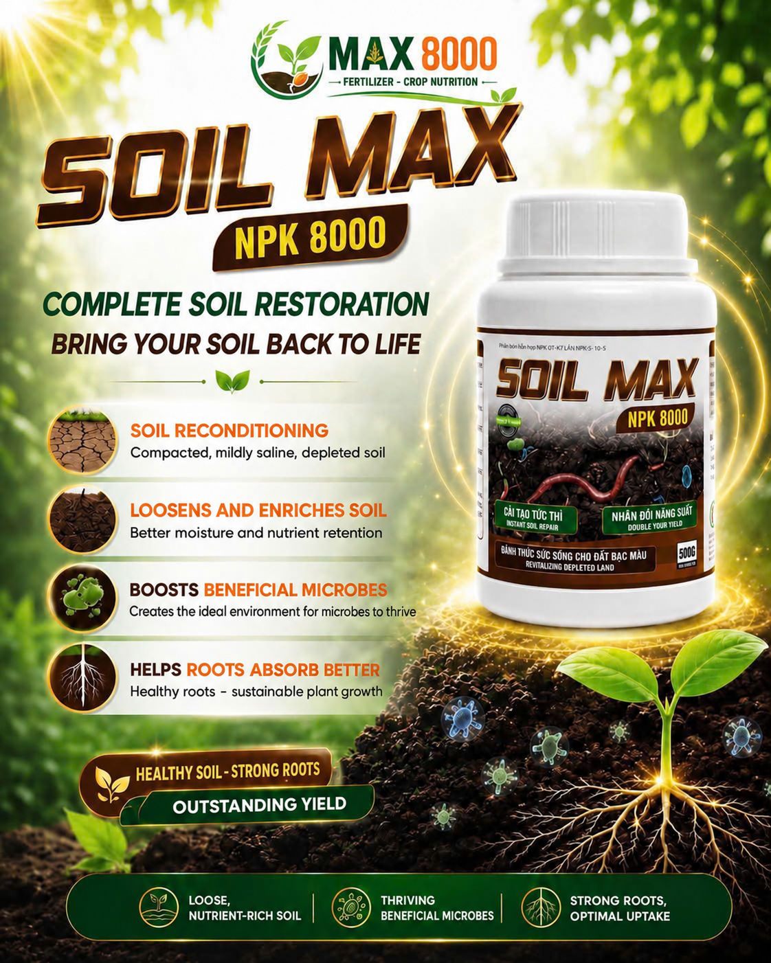 SOIL MAX 8000 - Soil Conditioner